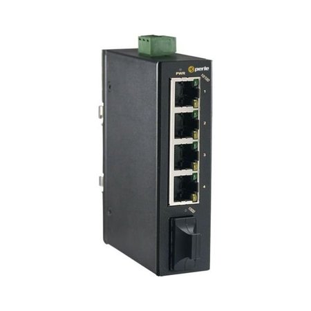 PERLE SYSTEMS M2ST2 Industrial Switch with 5-ports: 4 x 10/100Mbps RJ45 ports and 1 x 100Base-FX 07017420